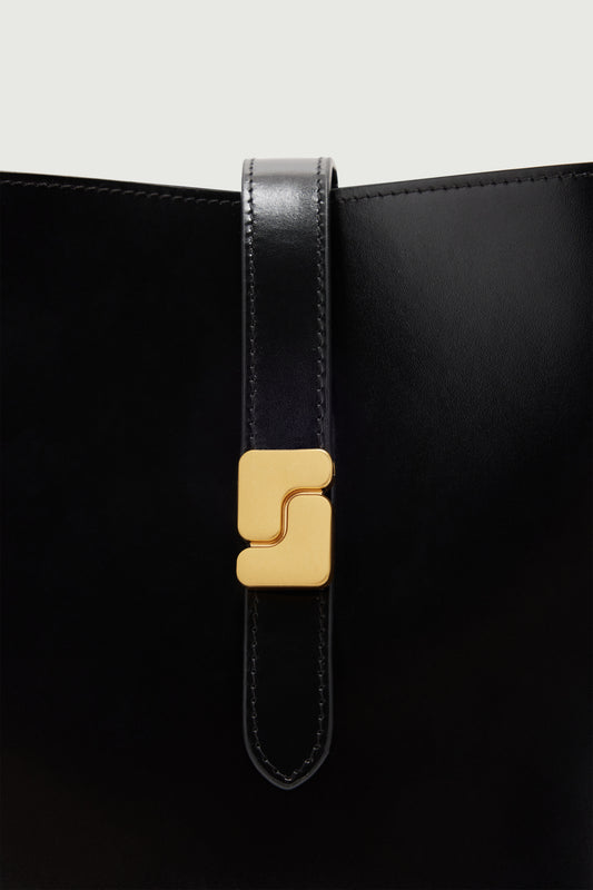 Tasche Bello Mini - Schwarz - Leder - Damen