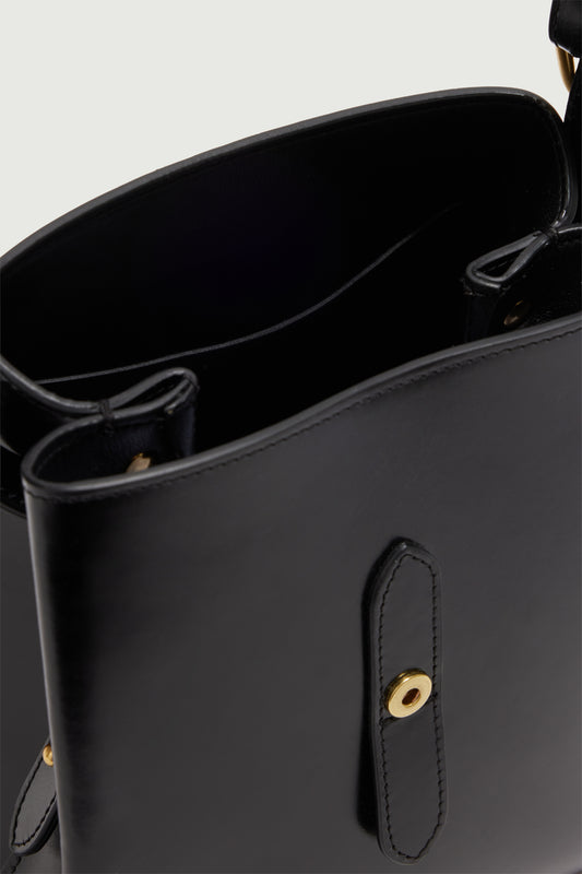 Tasche Bello Mini - Schwarz - Leder - Damen