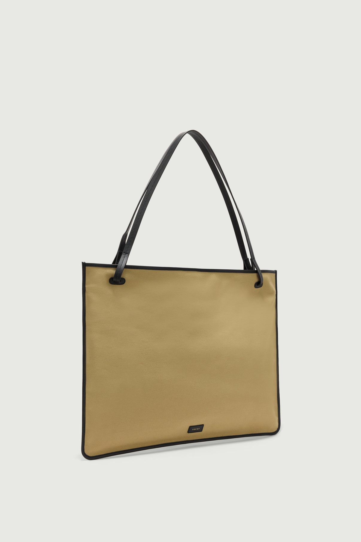Shopper Darla - Beige/Schwarz - Baumwolle - Damen vue 3