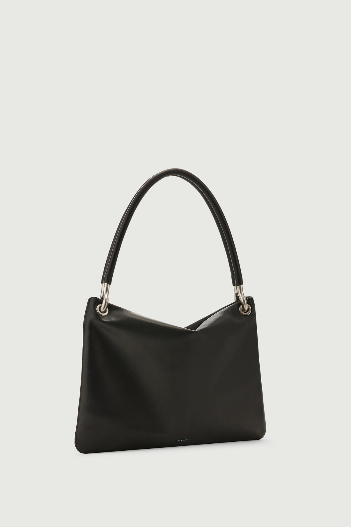 Shopper Gia Mini – Schwarz – Leder – Damen vue 2
