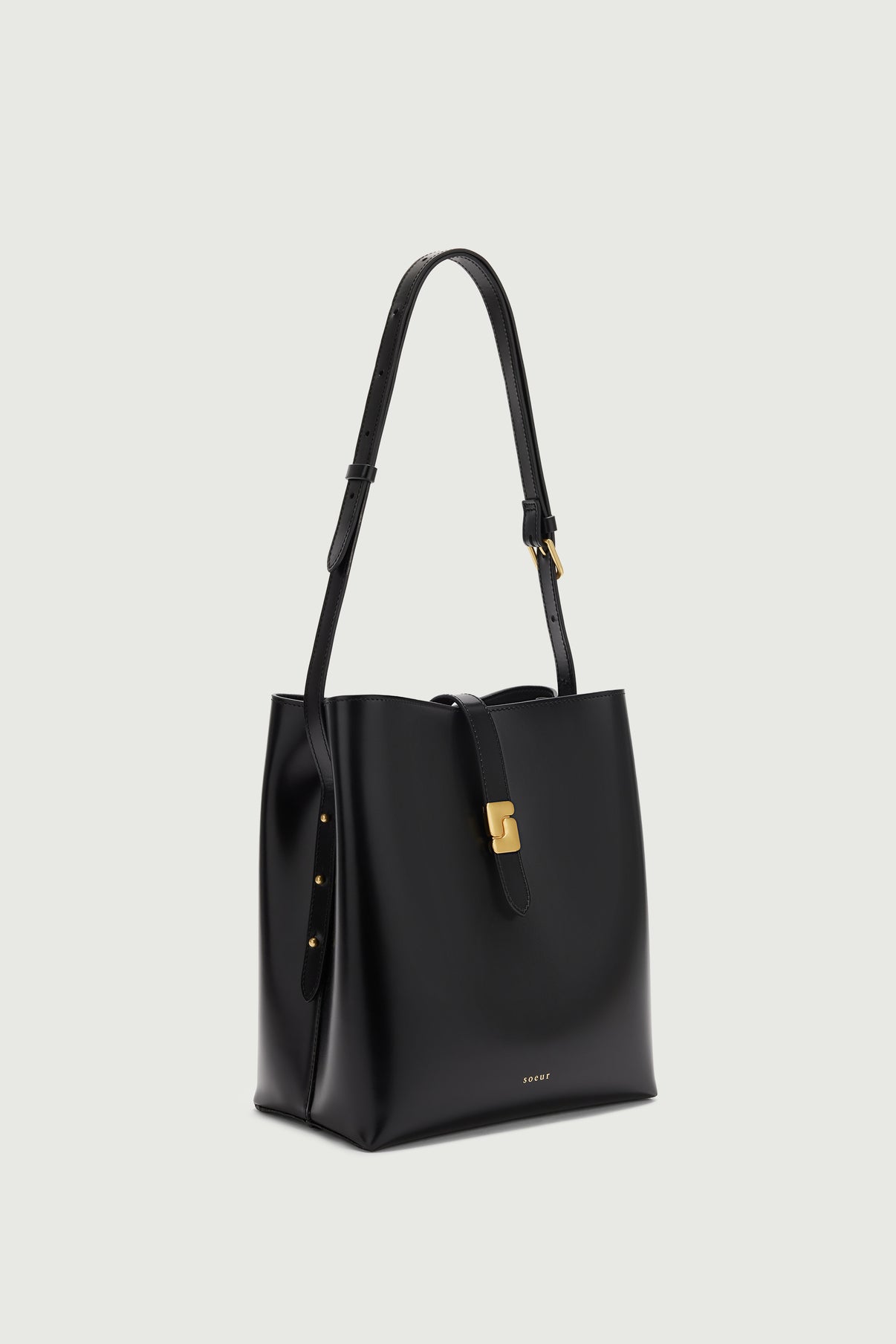 Tasche Bello - Schwarz - Leder - Damen vue 2