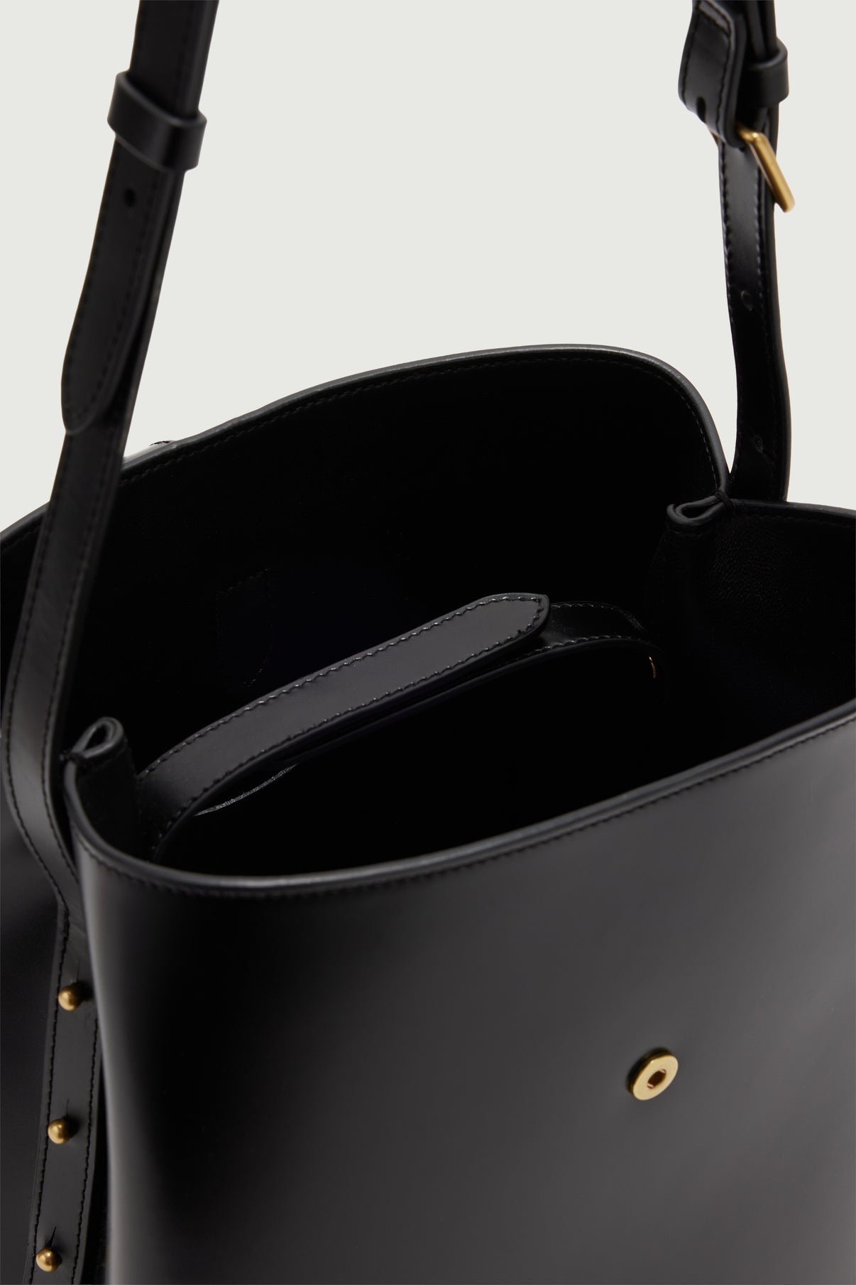 Tasche Bello - Schwarz - Leder - Damen vue 4