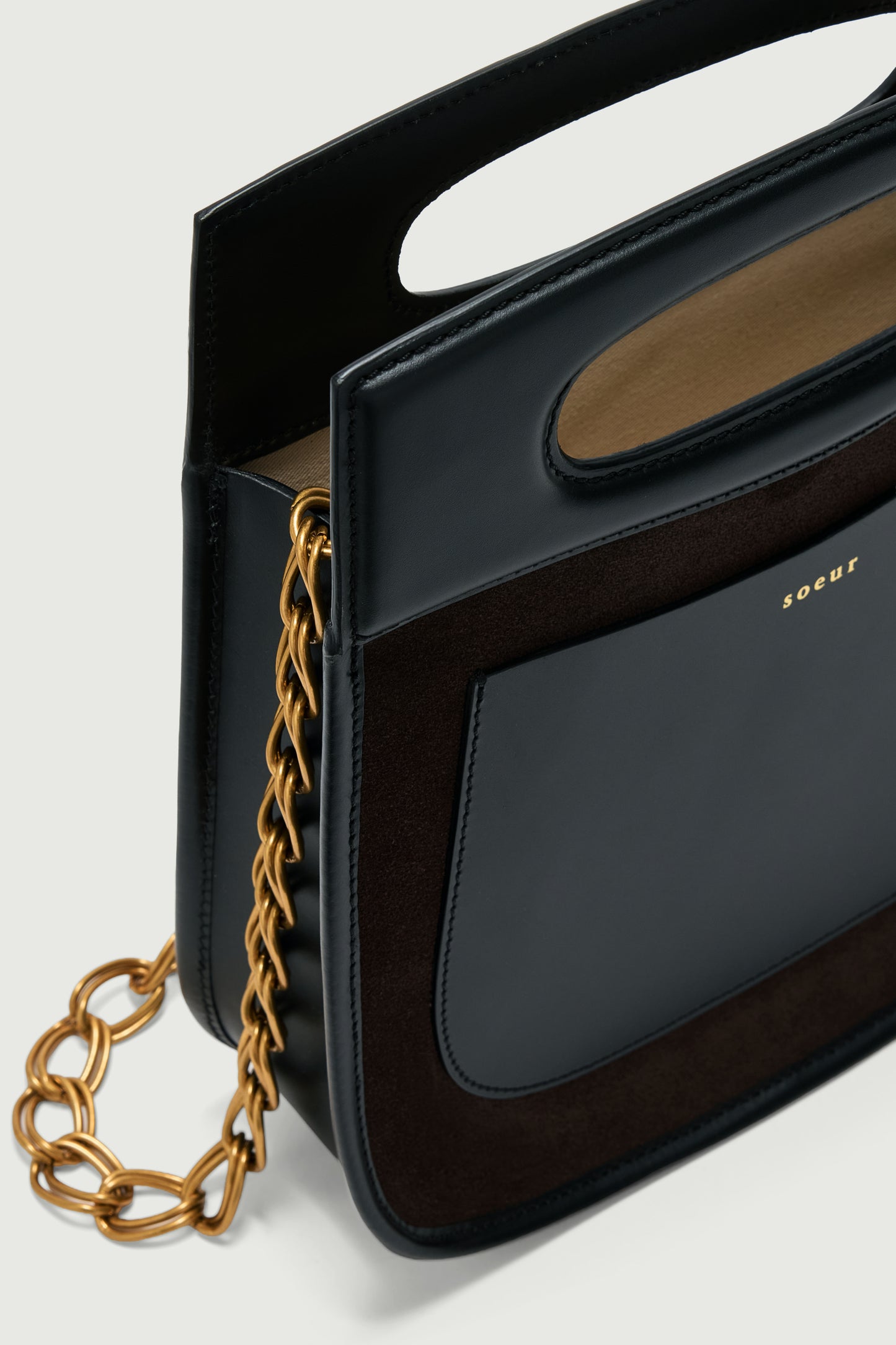 Cheri Bag - Dark Brown - Leather - Women