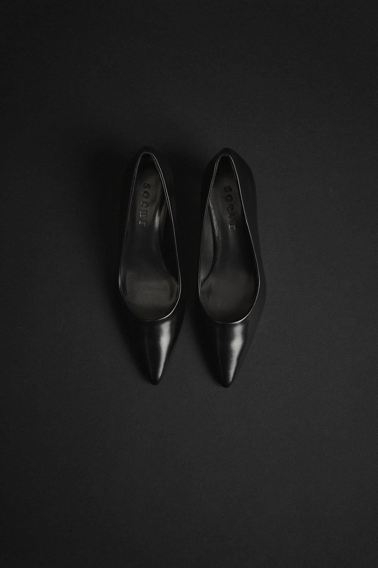 Court shoes Maggie - Black - Leather - Women vue 6
